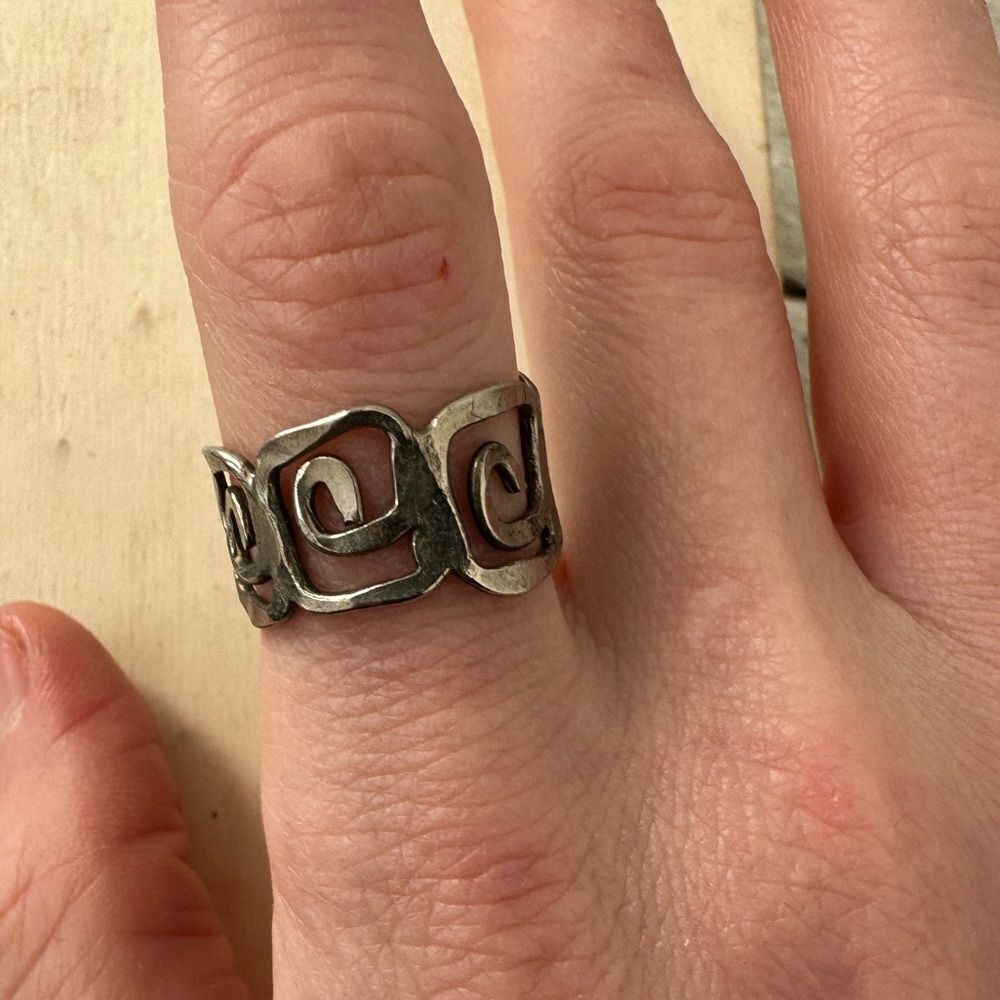 Vintage Artesian Scroll Fully Adjustable Ring